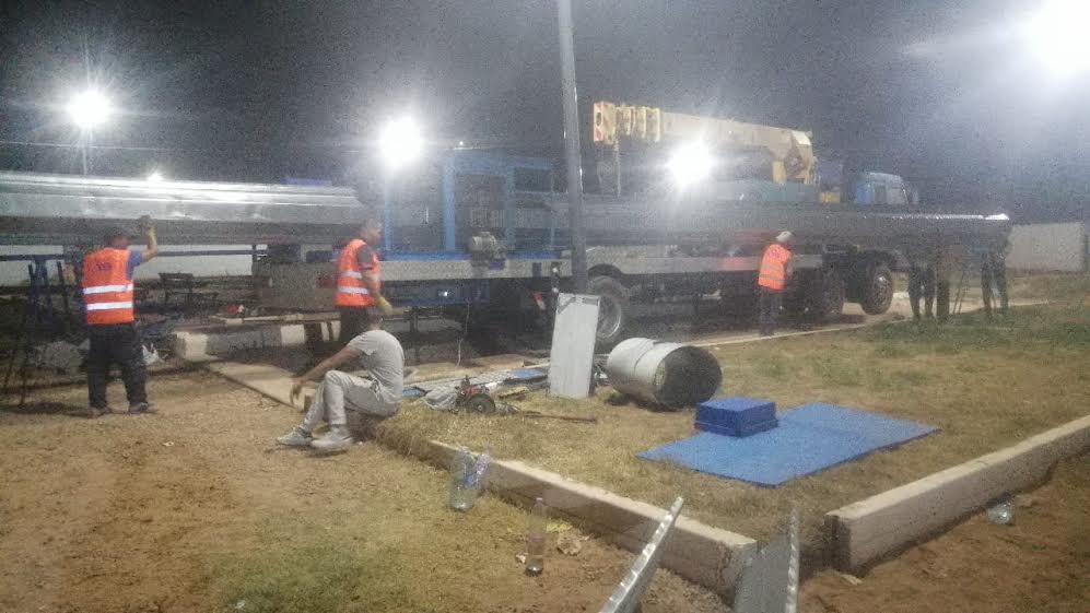 Toiture pour Piscine à Naâma – photo 3