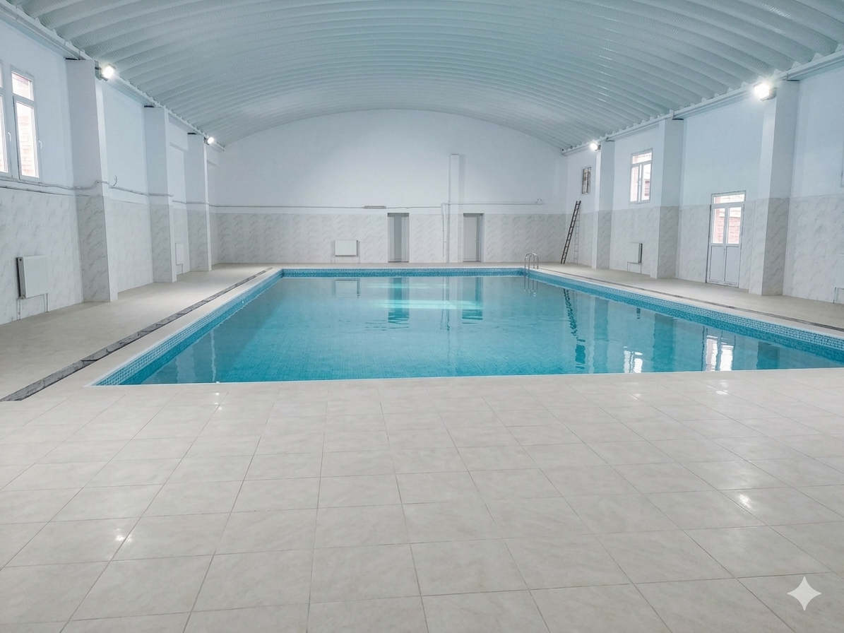 Toiture pour Piscine à Naâma